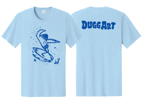 Blue Bird Soul Surfer T-shirt - Ice Blue