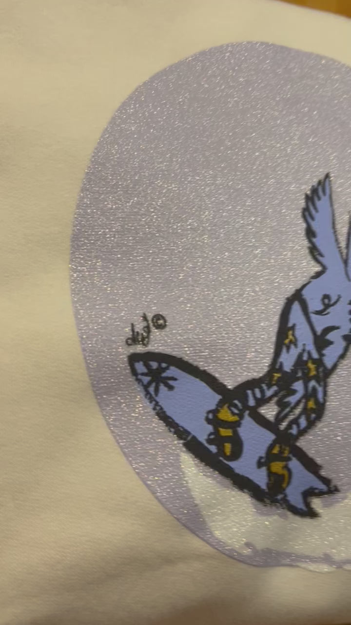Blue Bird on the Moon -Ecru