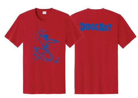 Blue Bird Soul Surfer T-shirt - Red
